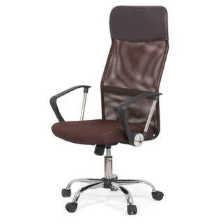 Kontorstol OFF 907, ergonomisk med lændestøtte, drejelig, mesh