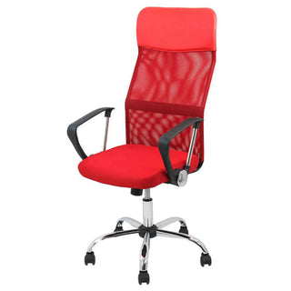 Kontorstol OFF 907, ergonomisk med lændestøtte, drejelig, mesh