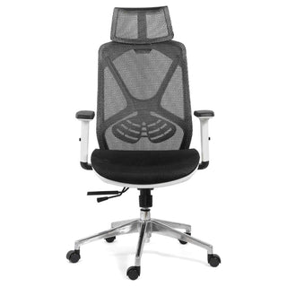 Kontorstol SYYT 9503, ergonomisk med lændestøtte og nakkestøtte, multifunktionel, drejelig, mesh
