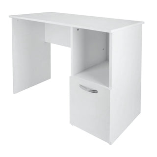 Skrivebord Boston med skab, til computer, 90 × 45 × 75 cm