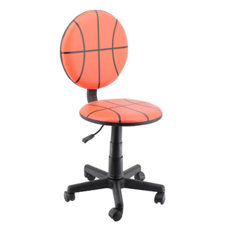 Kontorstol til børn US88 Basketball, drejbar, PVC