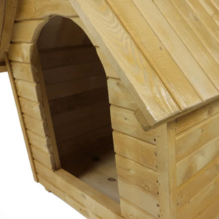 Hundehus i Træ til Store Hunde 134x91x104 cm – Model 3320