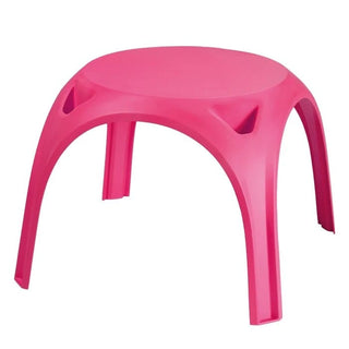 Børnebord til haven i plastik, 64x64 x48 cm, Pink