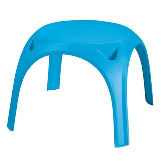 Børnebord til haven i plastik, 64x64x48 cm, Blå