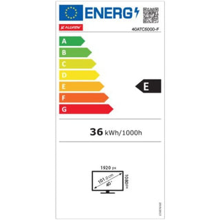 LED TV Allview 40" (101 cm) 40ATC6000-F – Full HD, TimeShift, DVB-T2/S2, Sort