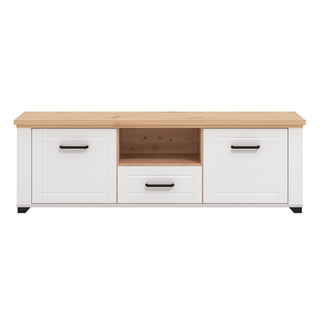 TV-bord Valencia 150 3K1F, med låger og skuffe, 147 × 41 × 47,5 cm