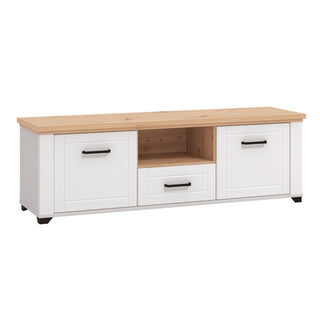 TV-bord Valencia 150 3K1F, med låger og skuffe, 147 × 41 × 47,5 cm