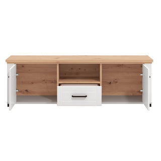 TV-bord Valencia 150 3K1F, med låger og skuffe, 147 × 41 × 47,5 cm