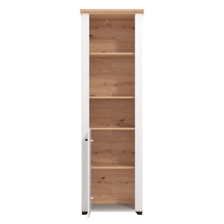 Skab Valencia Pop 1K, med hylder og låge, 60,5 × 41 × 194,5 cm