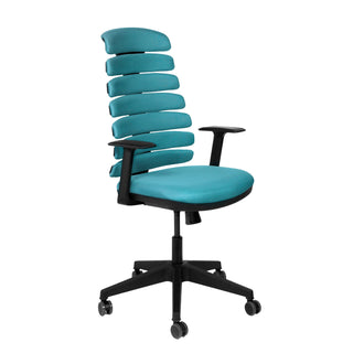 Ergonomisk kontorstol Salerno, drejelig, stof
