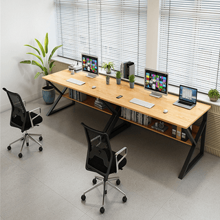 Skrivebord Tarcal med hylde, til computer, 140 × 60 × 72 cm