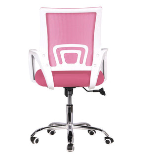 Ergonomisk kontorstol Sanaz med lændestøtte, drejelig, stof og mesh