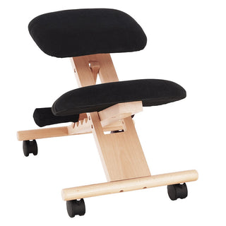 Ergonomisk kontorstol Groco med knæstøtte, stof
