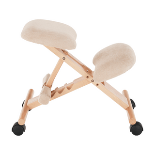 Kontorstol Groco, ergonomisk knæstol, stof