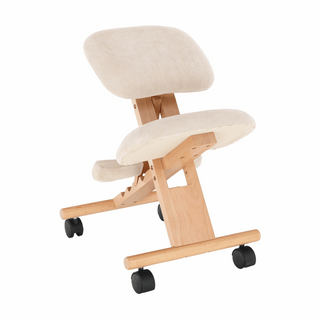 Kontorstol Groco, ergonomisk knæstol, stof