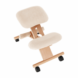 Kontorstol Groco, ergonomisk knæstol, stof