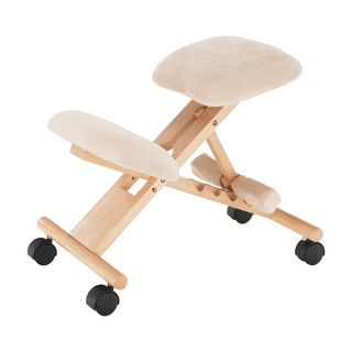 Kontorstol Groco, ergonomisk knæstol, stof