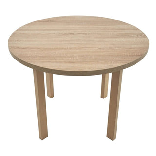 Spisebord MB-12, Egetræ sonoma, 100x100x76 cm