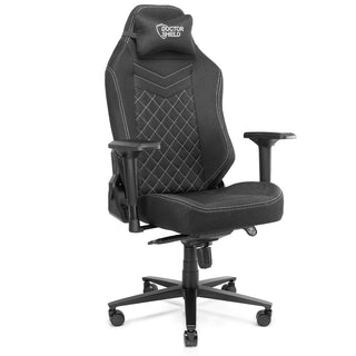 Gamerstol Doctor Shield Capsule King Size XXL med nakkepude, drejelig, stof