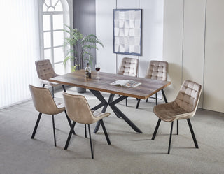 Spisebord Grandio Mob Nuyoah, rektangulært, 6 personer, 180 × 90 × 76 cm