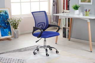 Kontorstol Agira RC-04, ergonomisk med lændestøtte, drejelig, mesh