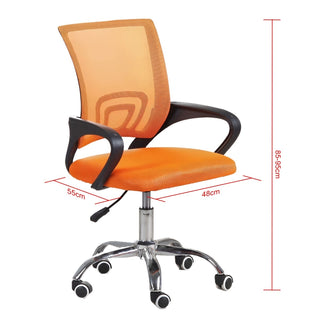 Kontorstol Agira RC-04, ergonomisk med lændestøtte, drejelig, mesh