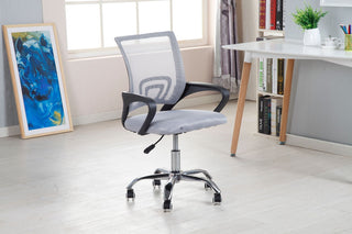 Kontorstol Agira RC-04, ergonomisk med lændestøtte, drejelig, mesh