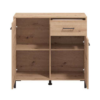 Kommode Vienne 2K1F, med låger og skuffe, 93 × 40 × 90 cm