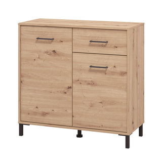 Kommode Vienne 2K1F, med låger og skuffe, 93 × 40 × 90 cm