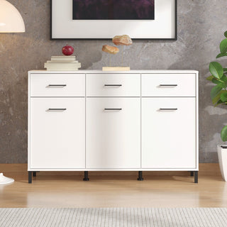 Kommode Vienne 3K3F, med låger og skuffer, 138 × 40 × 90 cm
