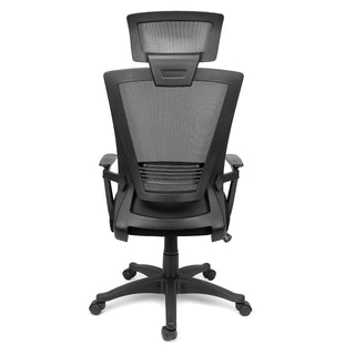 Kontorstol Pixy XL, ergonomisk med lændestøtte og nakkestøtte, drejelig, mesh