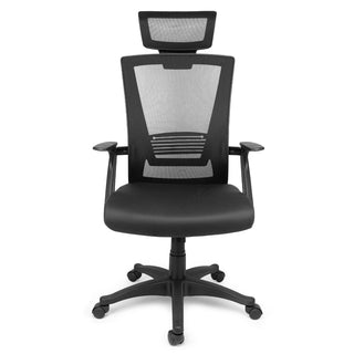 Kontorstol Pixy XL, ergonomisk med lændestøtte og nakkestøtte, drejelig, mesh