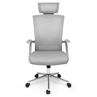 Kontorstol Pixy XL, ergonomisk med lændestøtte og nakkestøtte, drejelig, mesh