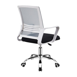 Kontorstol Apolo 2 New, ergonomisk med lændestøtte, drejelig, stof og mesh