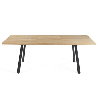 Spisebord Hope med udtræk, rektangulært, 8 personer, 160/220 × 90 × 76 cm