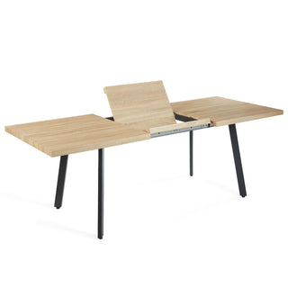 Spisebord Hope med udtræk, rektangulært, 8 personer, 160/220 × 90 × 76 cm