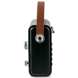 Radio med Bluetooth Electromures EM 1005 – Retro Design, 5 W, FM, USB, AUX, Sort
