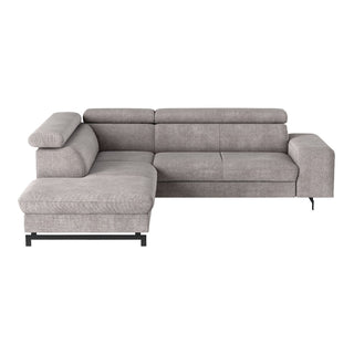 Hjørnesofa Emma med sovefunktion, højrevendt, 3 personer, med opbevaring, 262 × 215 × 97 cm