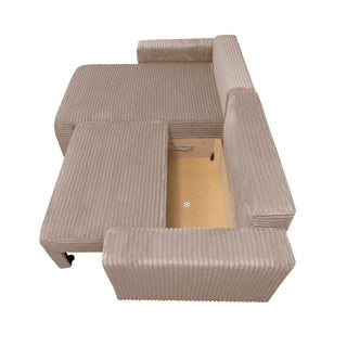 Hjørnesofa Joseph, 3 personer, venstre- eller højrevendt, med opbevaring, 258 × 173 × 90 cm