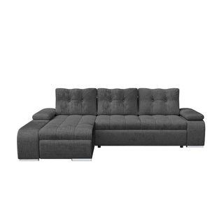 Hjørnesofa Thasos med sovefunktion, 5 personer, højrevendt, med opbevaring, 290 × 170 × 90 cm
