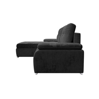 Hjørnesofa Thasos med sovefunktion, 5 personer, højrevendt, med opbevaring, 290 × 170 × 90 cm