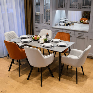 Spisebord Florenc, rektangulært, 6 personer, 160 × 80 × 75 cm