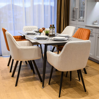 Spisebord Florenc, rektangulært, 6 personer, 160 × 80 × 75 cm