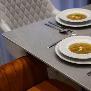 Spisebord Florenc, rektangulært, 6 personer, 160 × 80 × 75 cm