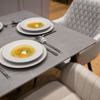 Spisebord Florenc, rektangulært, 6 personer, 160 × 80 × 75 cm