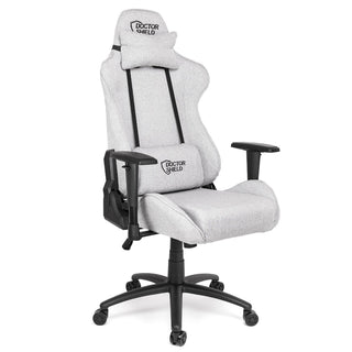 Gamerstol Doctor Shield Air Force med lændepude og nakkepude, drejelig, stof