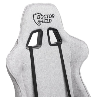 Gamerstol Doctor Shield Air Force med lændepude og nakkepude, drejelig, stof