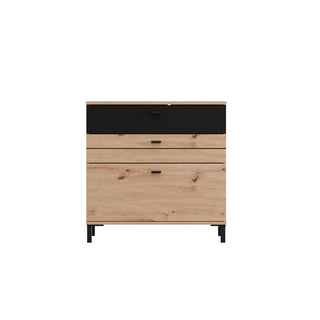 Kommode Bitinia 3F, med 3 skuffer, 77 × 35,2 × 77,4 cm