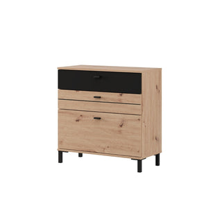 Kommode Bitinia 3F, med 3 skuffer, 77 × 35,2 × 77,4 cm