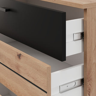 Kommode Bitinia 3F, med 3 skuffer, 77 × 35,2 × 77,4 cm